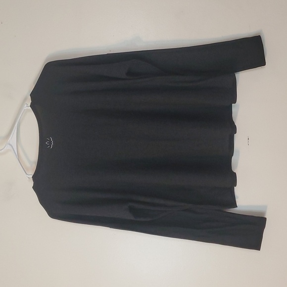 Beyond Yoga Longsleeve Top Size Small Heathered Grey Yoga Pilates Soft Stretchy - Picture 6 of 10